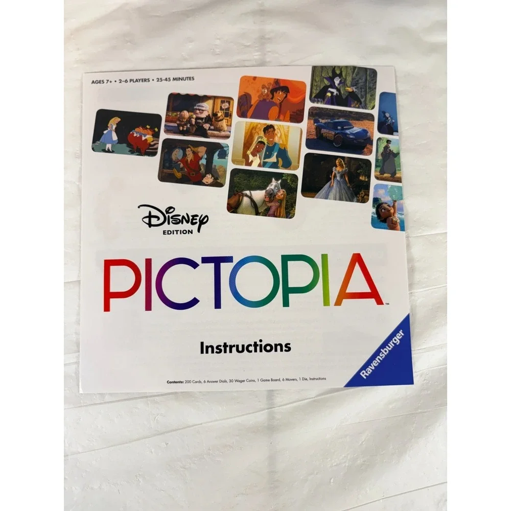 Pictopia Disney Edition, Ultimate‎ Picture Trivia Game 2019 Ravensburger